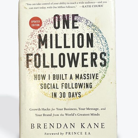 Hardcover One Million Followers Book Growth hacks for your business, brand - Picture 1 of 2
